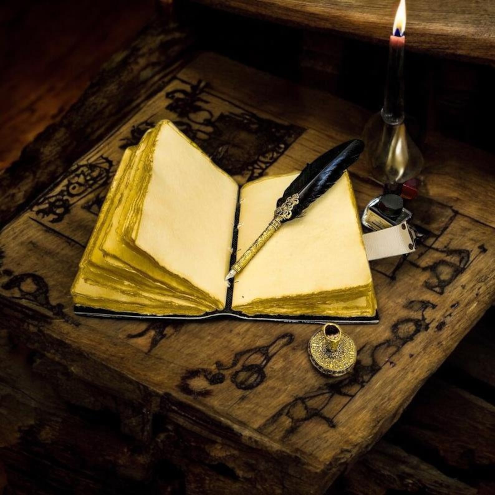 Book of Shadows Vintage leather journal