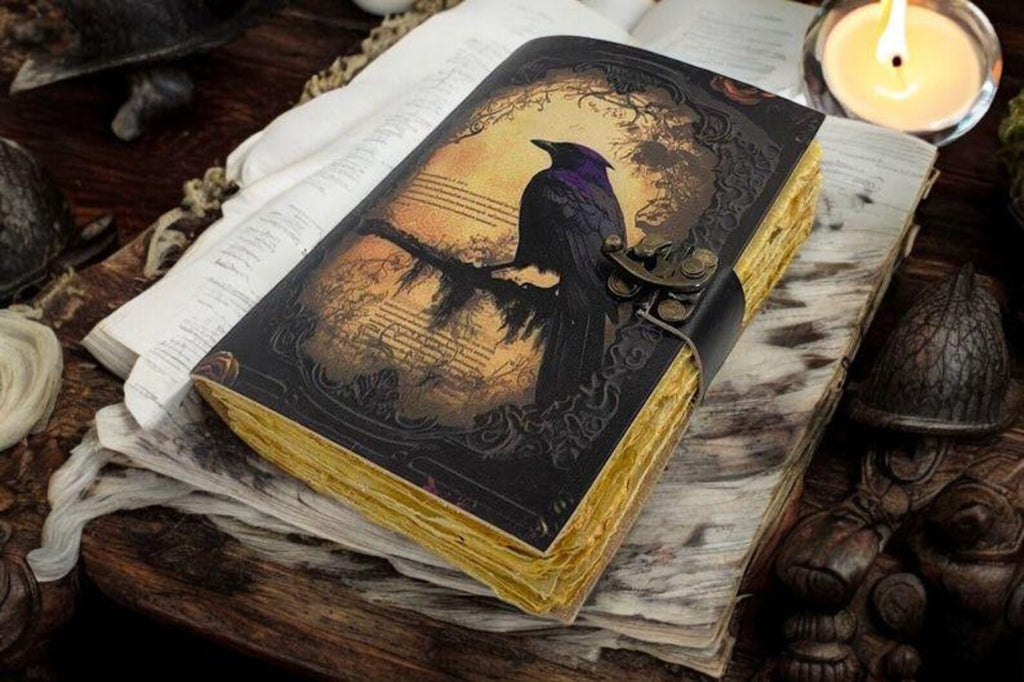 Leather Journal Notebook The Raven journal