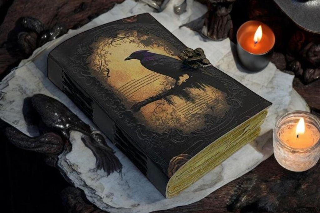 Leather Journal Notebook The Raven journal