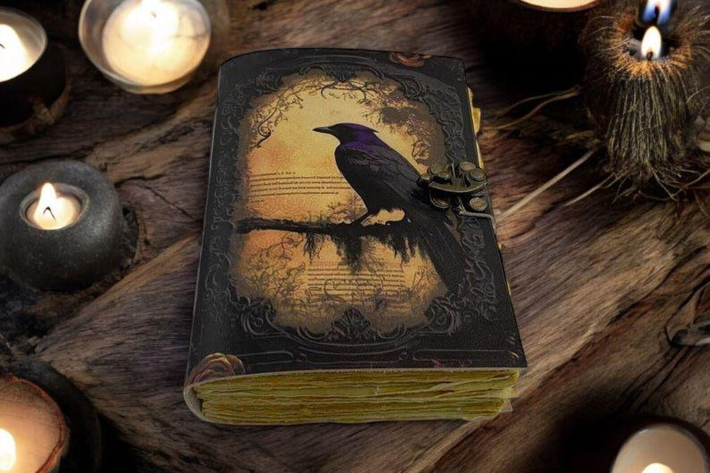 Leather Journal Notebook The Raven journal