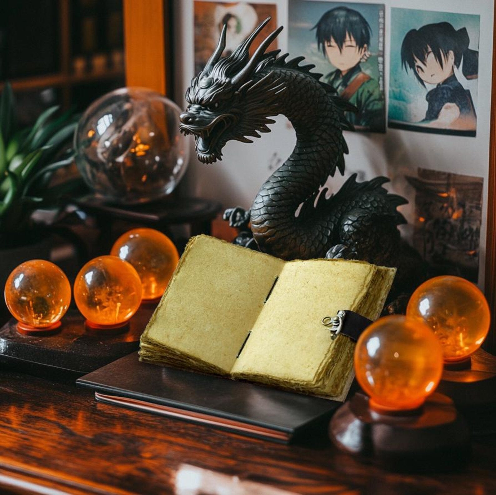 Dragon Ball Z Shenron Printed Leather Journal