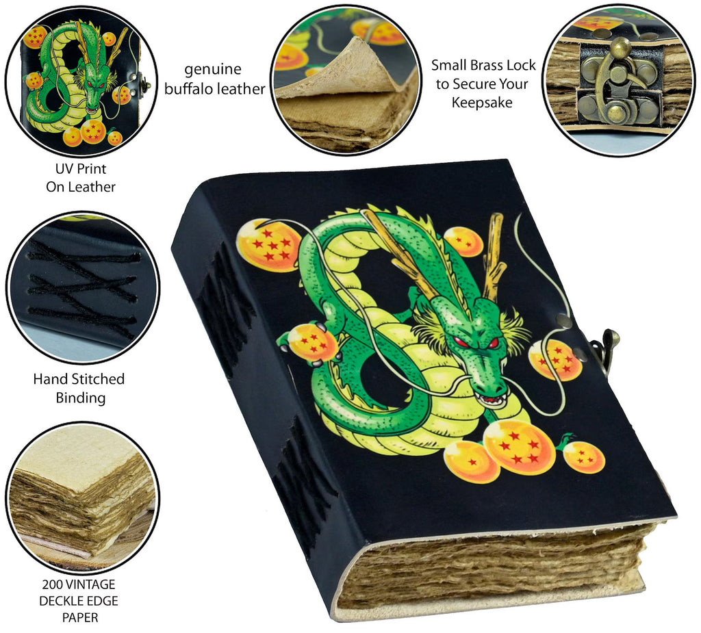 Dragon Ball Z Shenron Printed Leather Journal