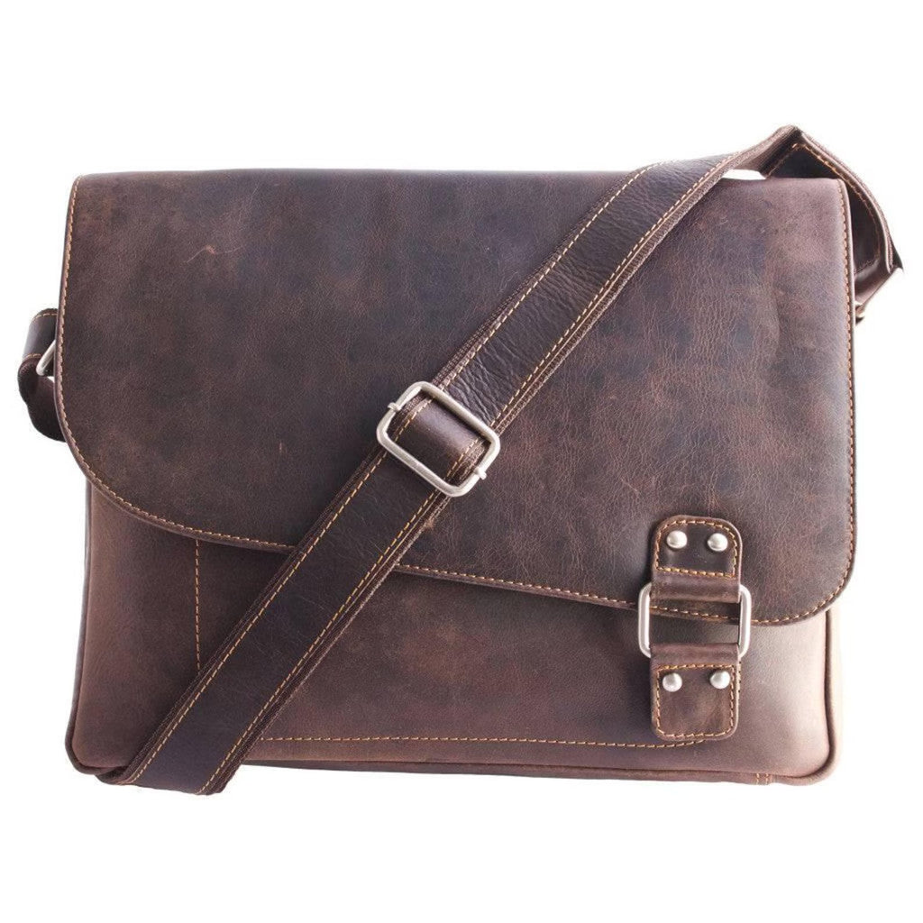 Leather Messenger bag - shoulder bag