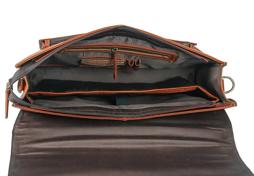 buffalo Leather bag | Leather Laptop bag