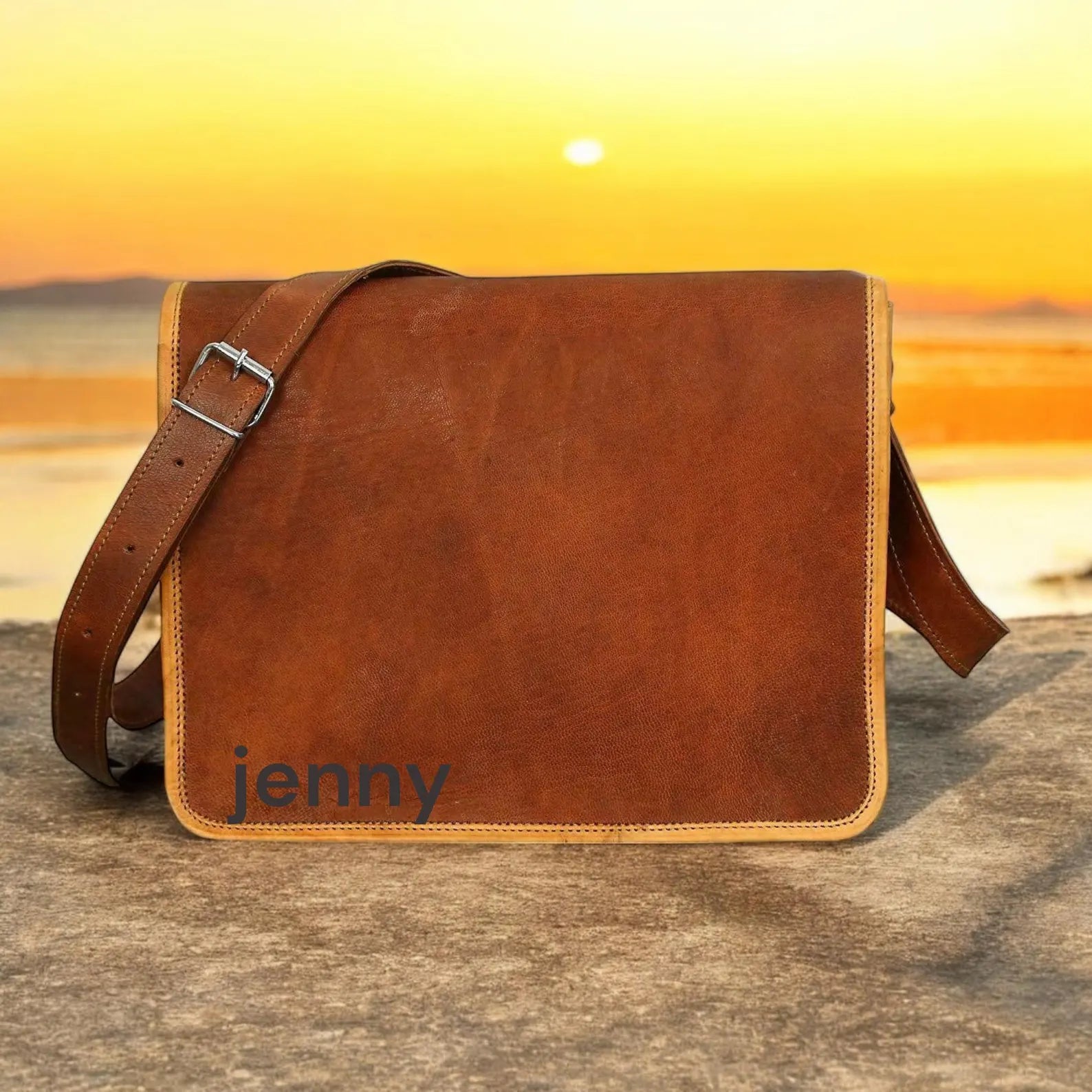 Messenger Bag – Classic Leather Unisex