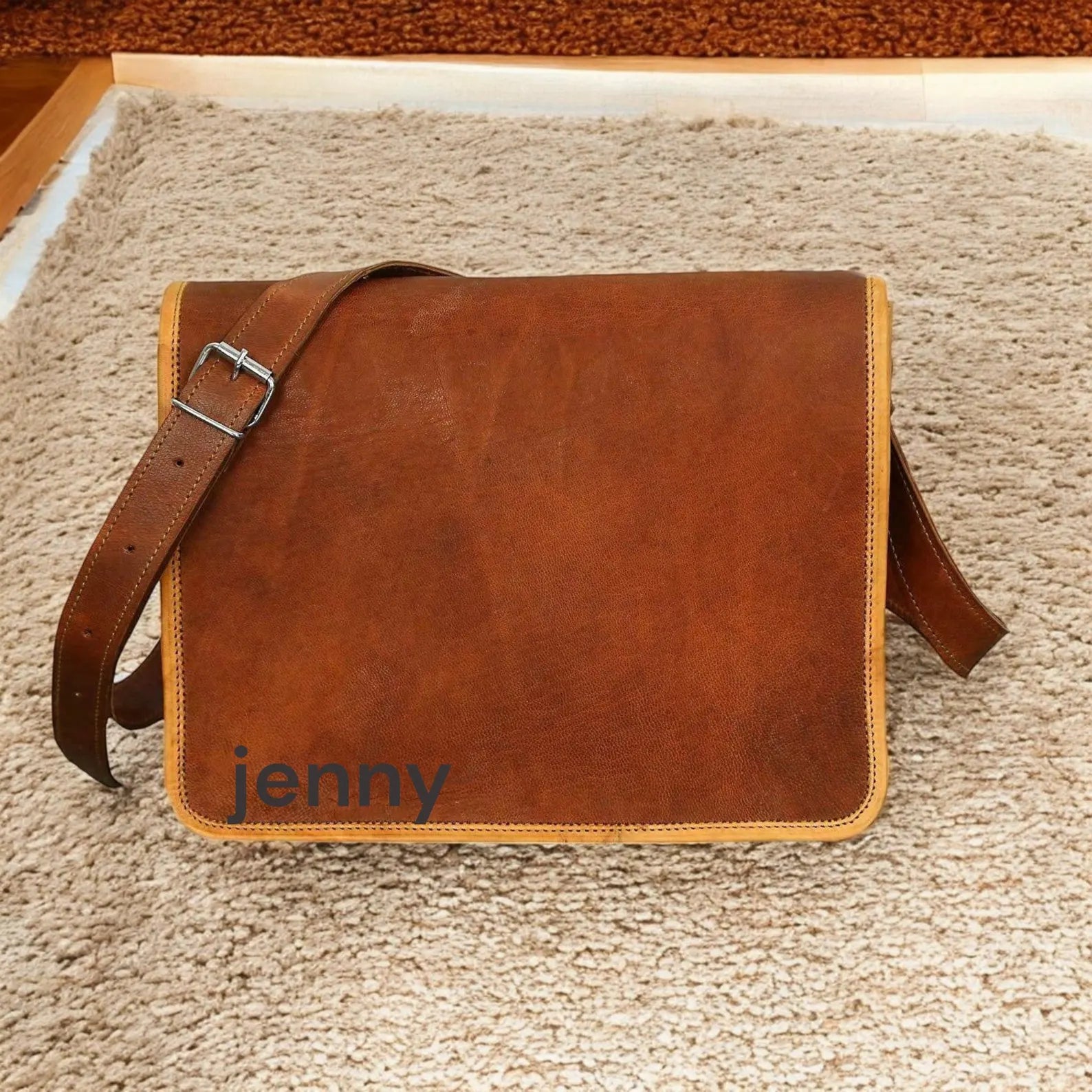 Messenger Bag – Classic Leather Unisex
