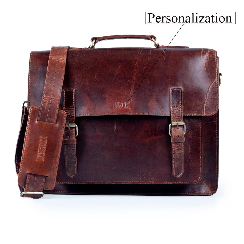 Leather Satchel Bag, Leather Laptop Bag