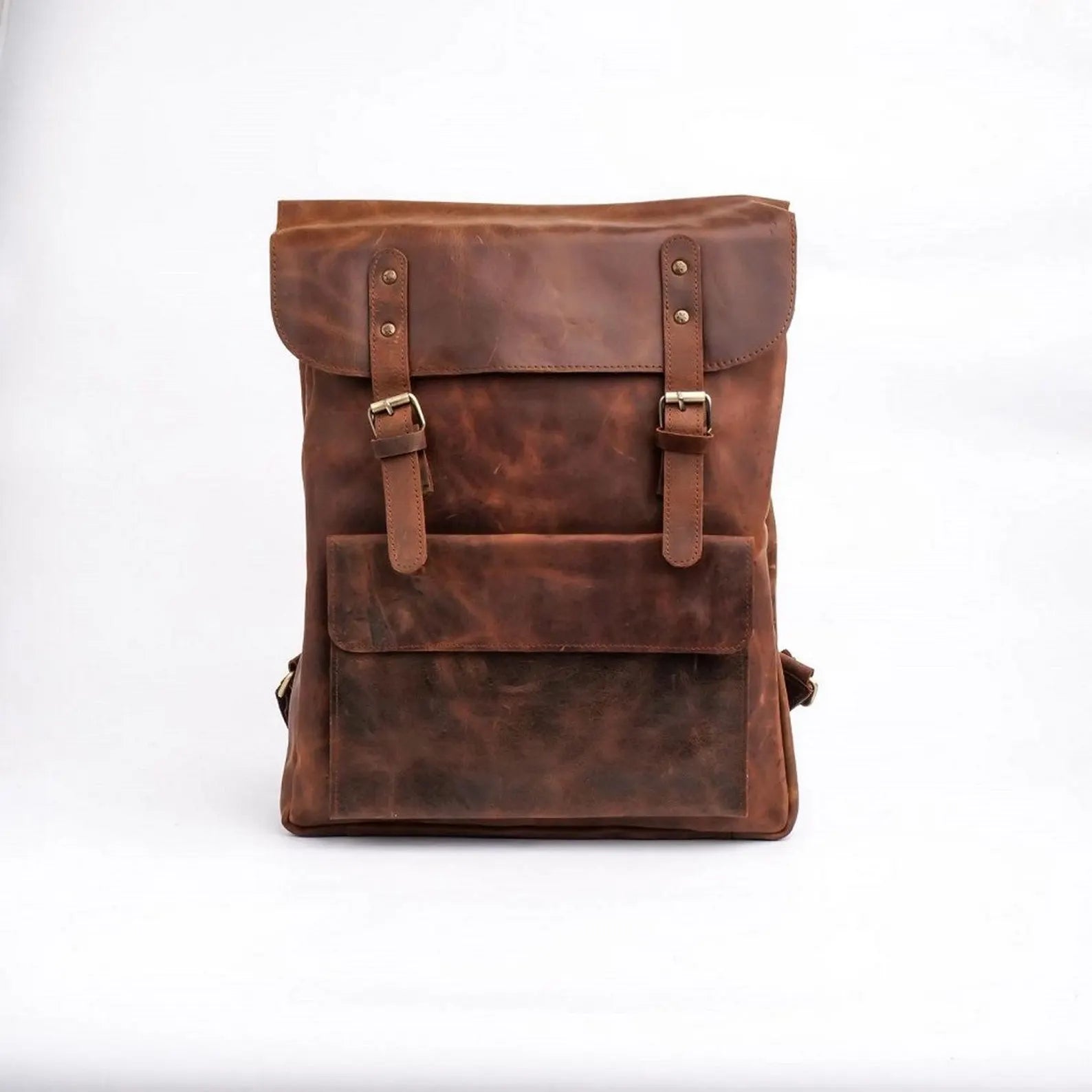 Handmade Cowhide Leather Backpack