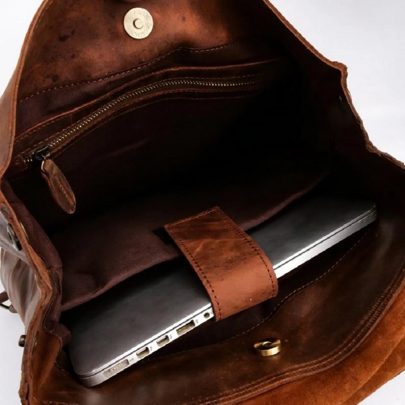Handmade Cowhide Leather Backpack