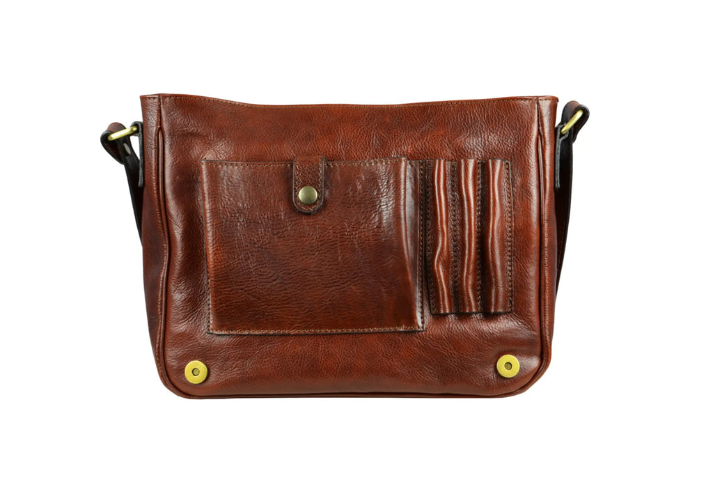 Leather Messenger Bag, Travel Bag