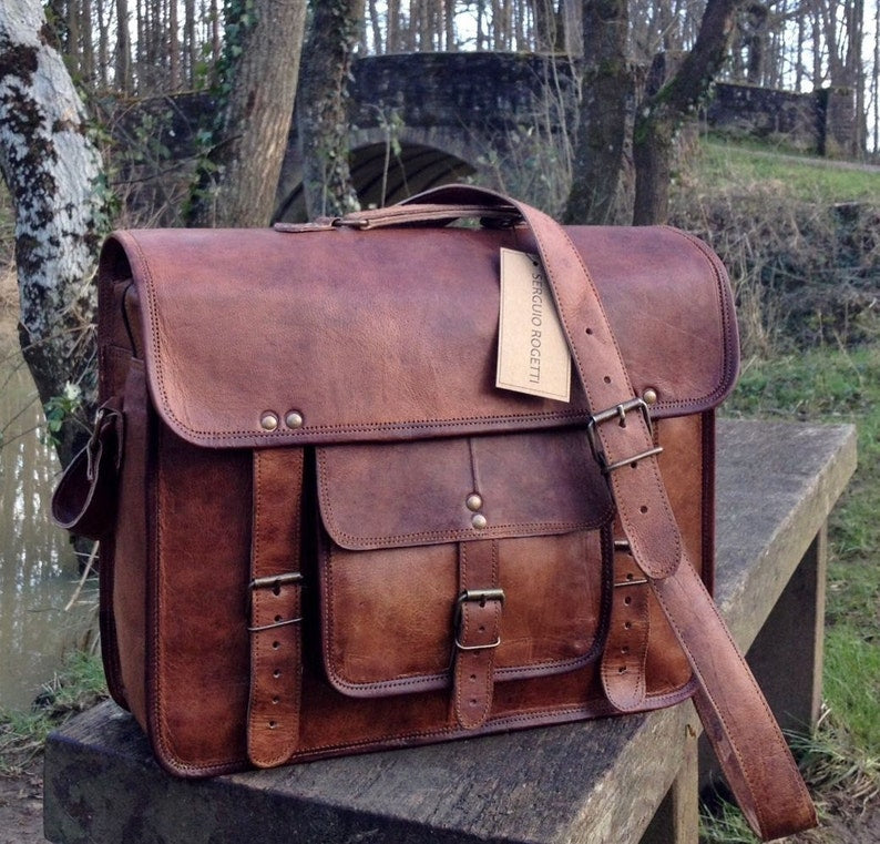 Leather Bag, Leather Messenger Bag